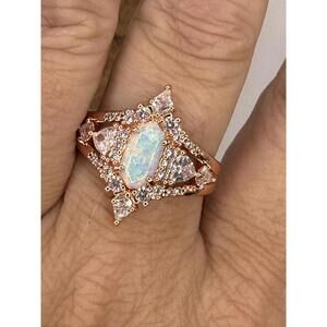 Bomb Party Rose Gold Opal Beyond Winged Dazzle October 2025 ring Size 10